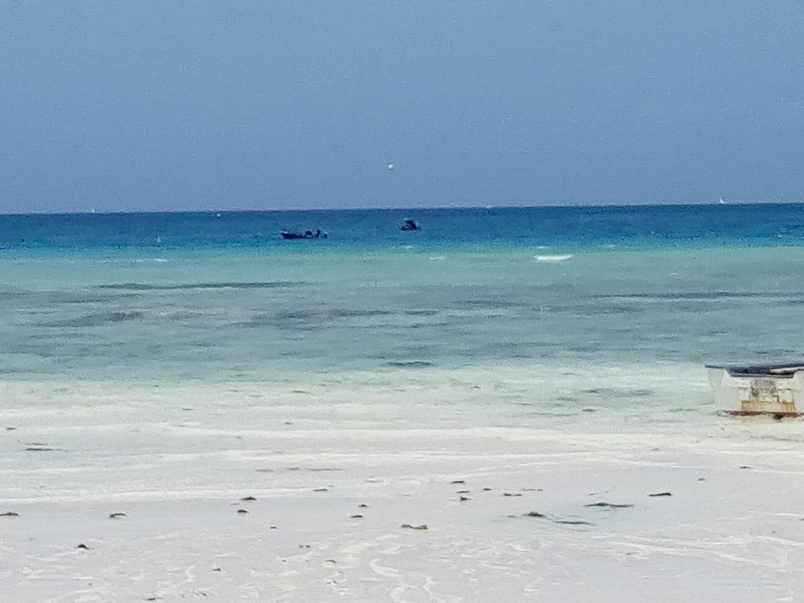 White sand and turquoise water at Nungwi