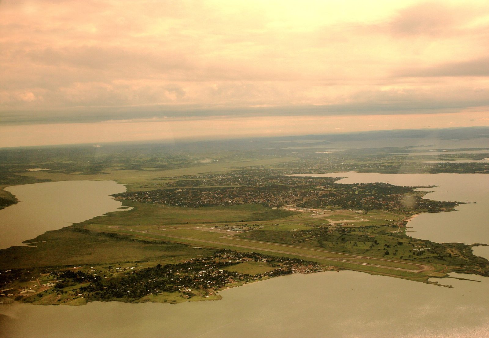 Entebbe on Lake Victoria, the road home